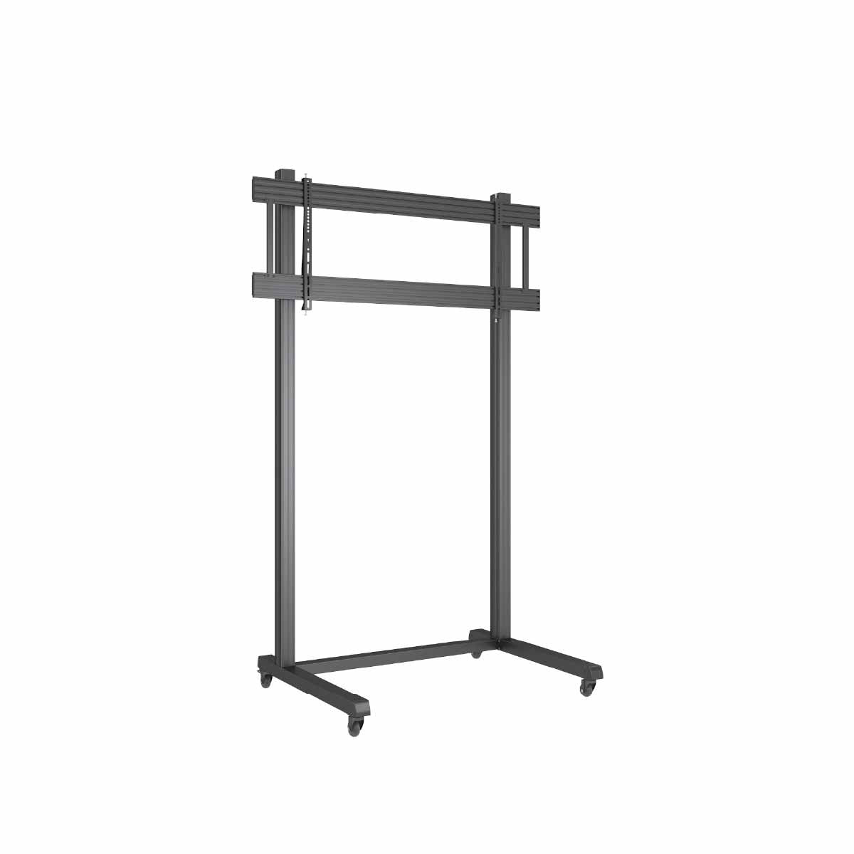 SH-1600FS freestanding heavy-duty TV floor stand, angled view