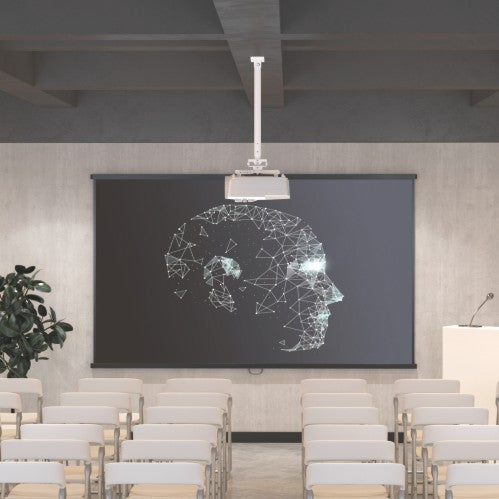 VSYS VPM-20-02L projector ceiling mount installed in a boardroom