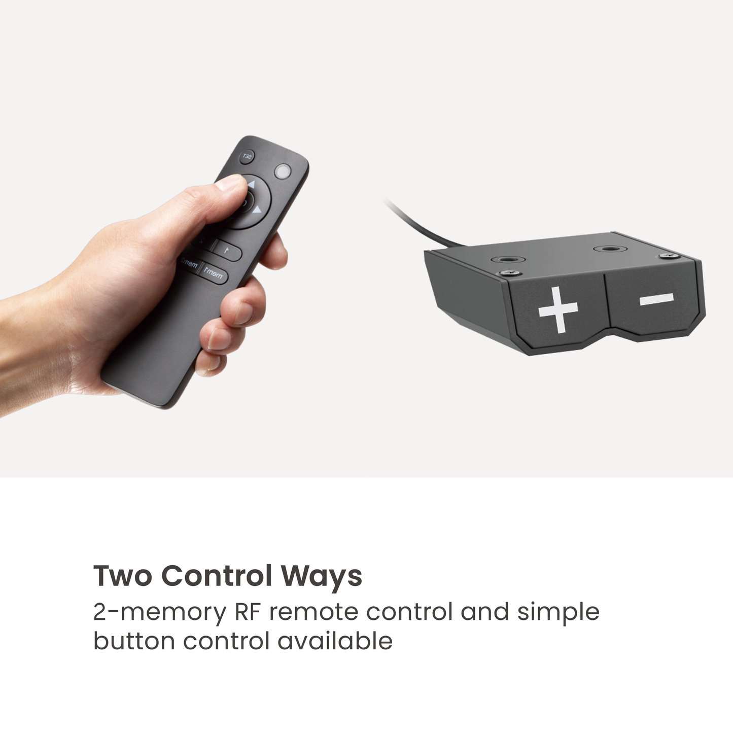 VSYS VTL18H-610TW RF remote and button control feature