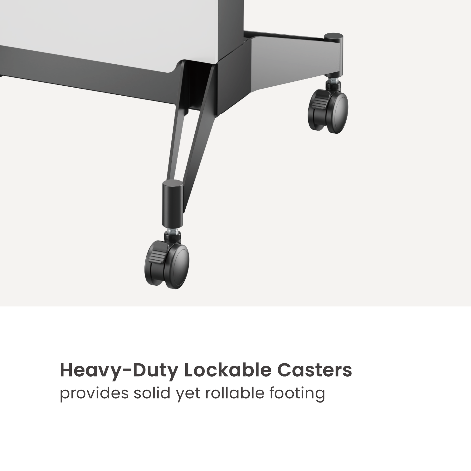 VSYS VTL18H-610TW heavy-duty lockable casters feature