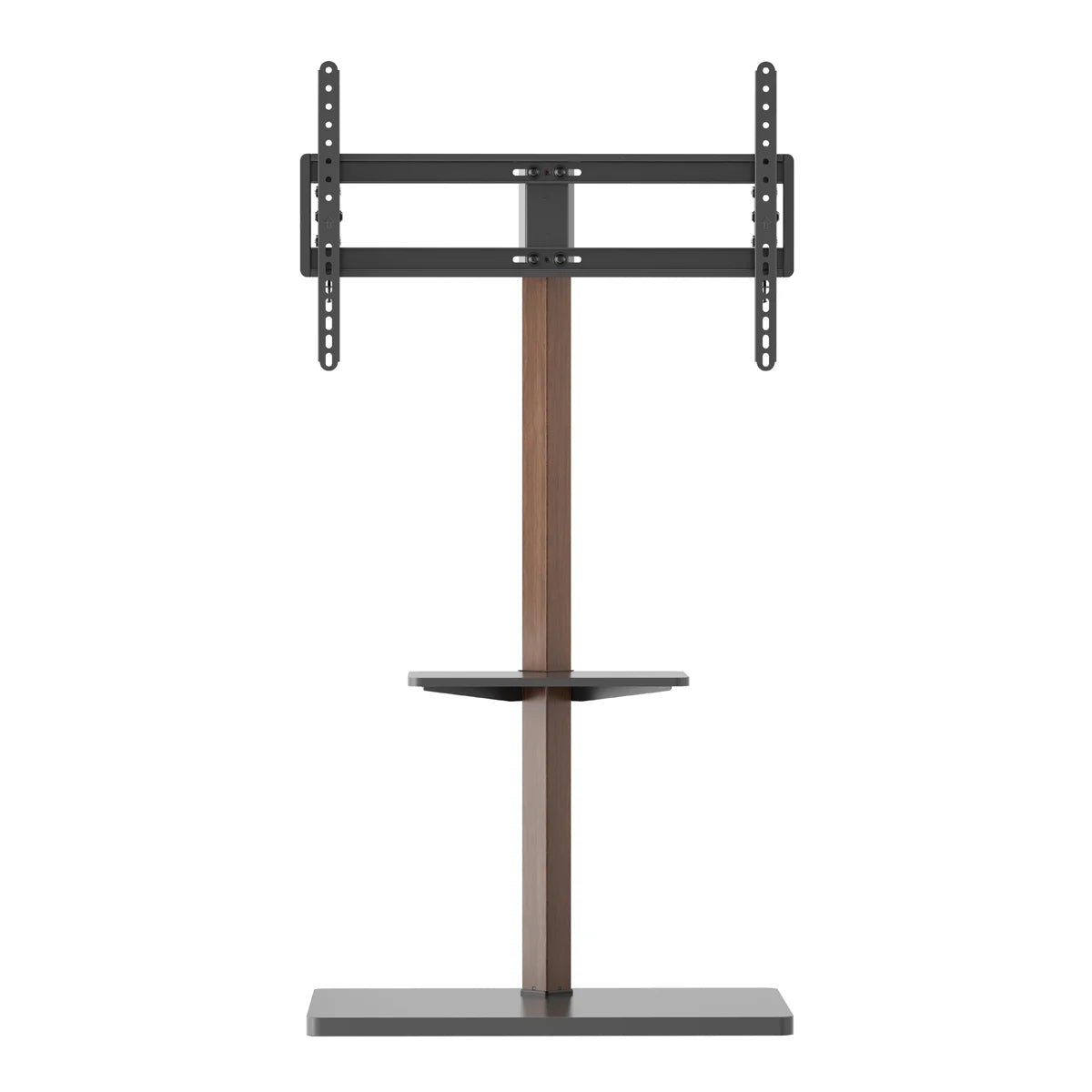 SH-FS53-46T prism minimalism TV floor stand, front view