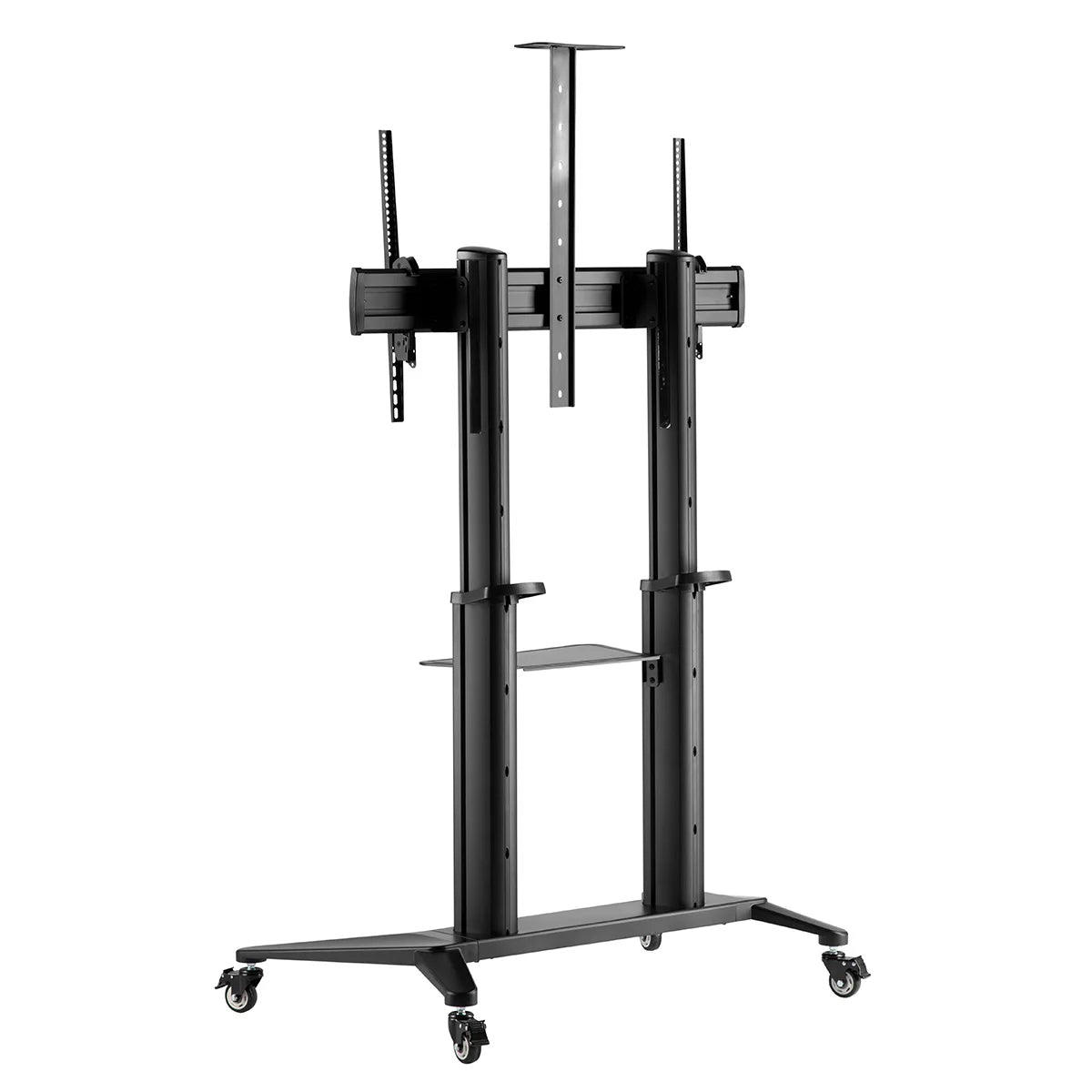 SH1900-120B ultra-modern large screen aluminum TV cart, front view