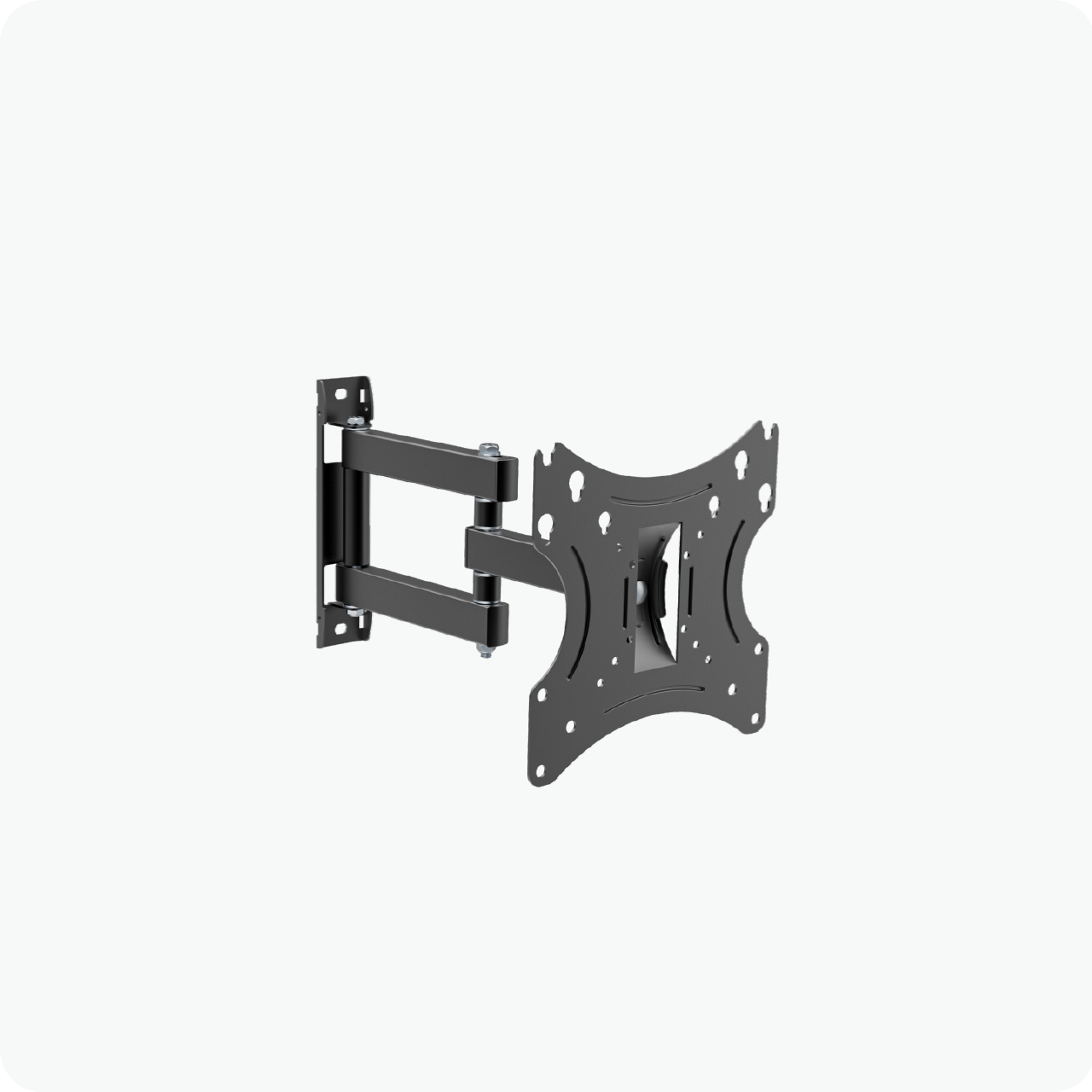 FS-401 full motion TV wall mount, front view