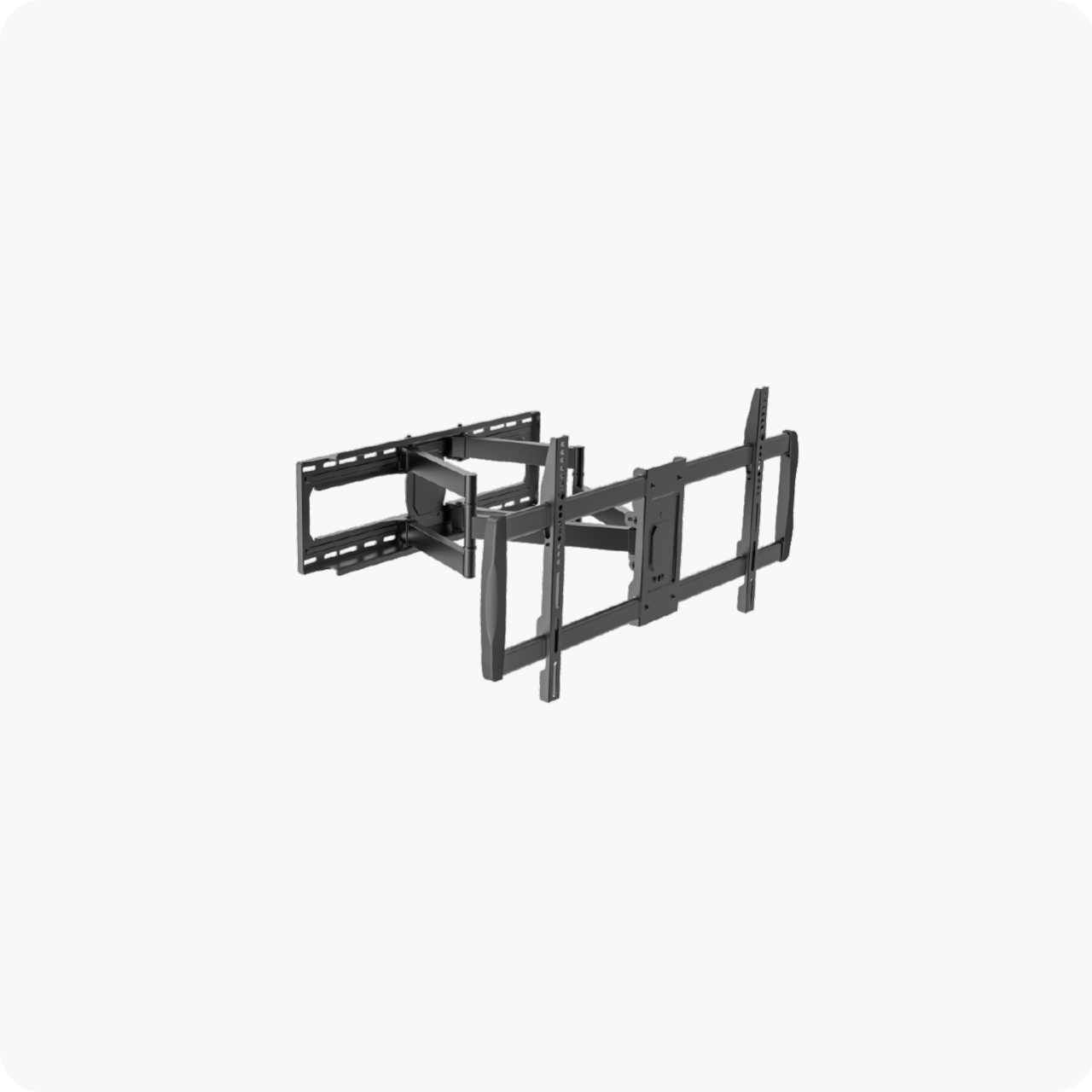 FS-407-STD full motion TV wall mount, front view