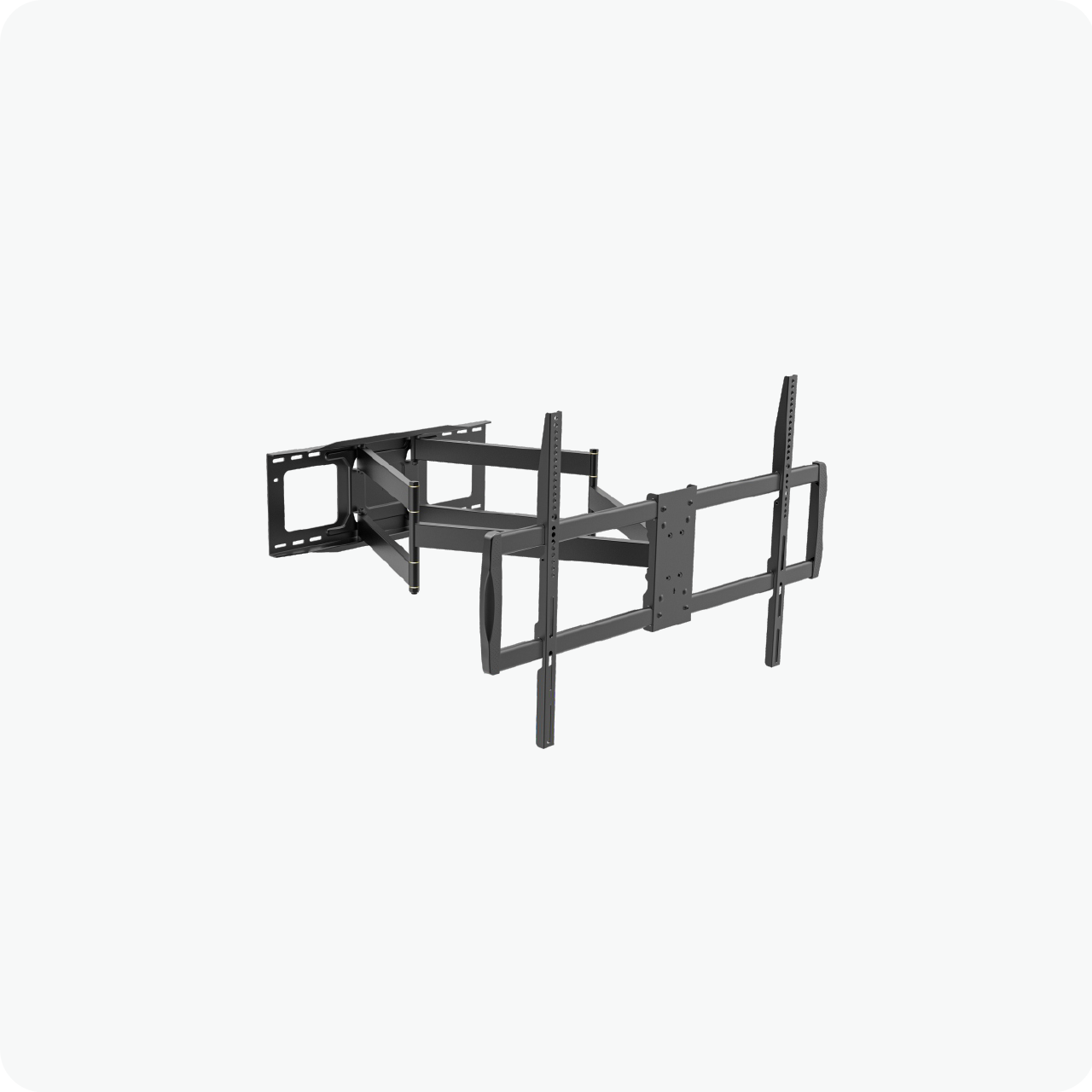 FS-408-STD heavy-duty full motion TV wall mount, front view