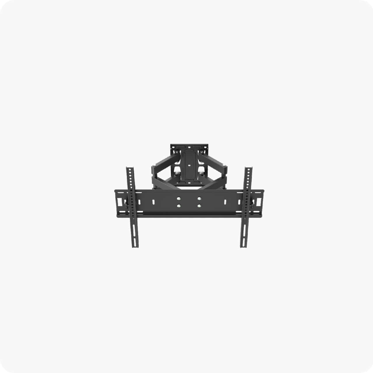 FS-908 heavy-duty full motion TV wall mount, front view