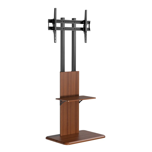 SH-20FS modern slim TV floor stand, front angle view