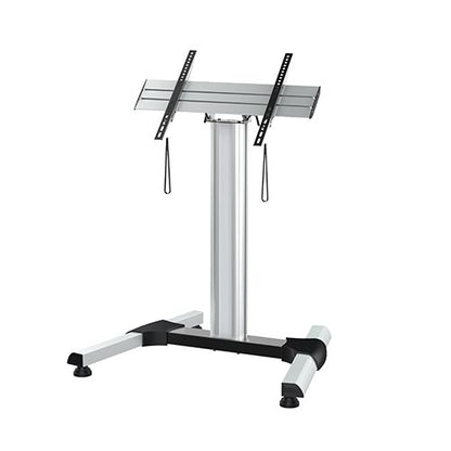 SH-64TFS heavy-duty flat panel TV floor stand, front view