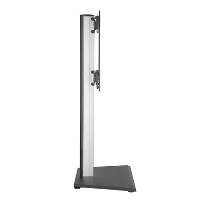 SH-TTL09-86FP heavy-duty interactive display TV stand, side profile view