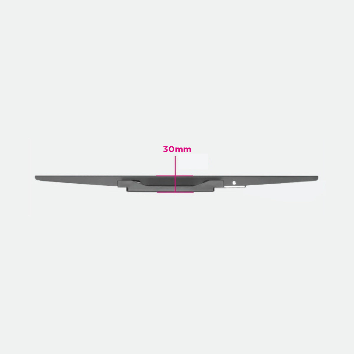 PM-44FW fixed TV wall mount, top profile view