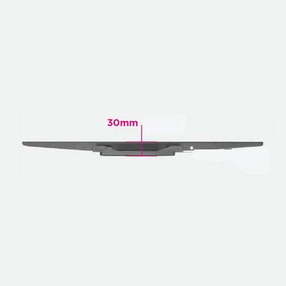PM-63FW fixed TV wall mount, top profile view