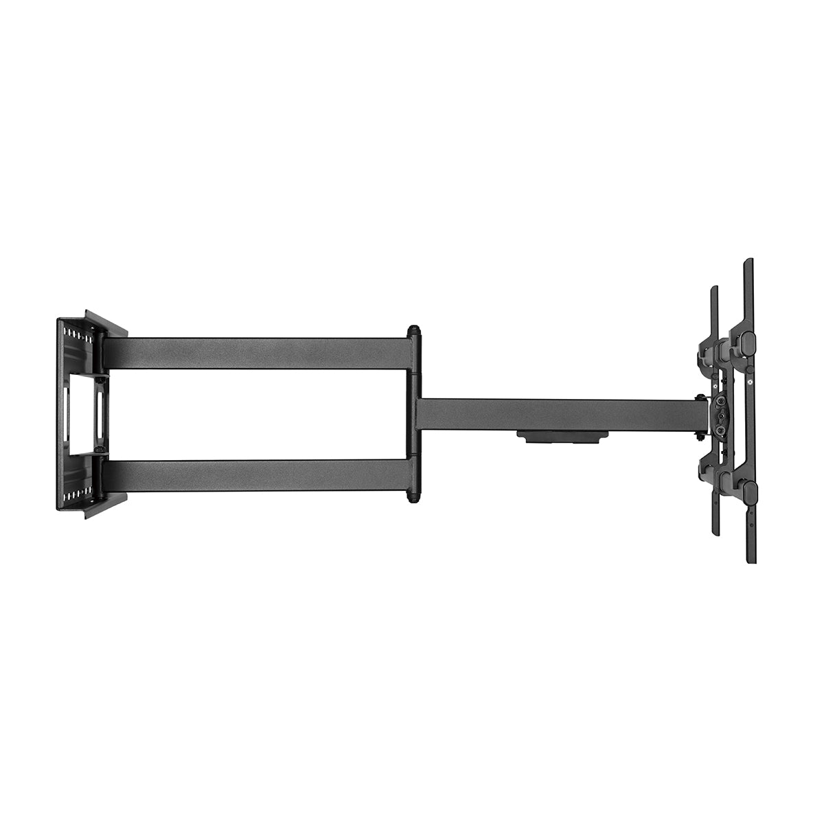 SH-1015P extra long single arm full-motion TV wall mount, side profile view
