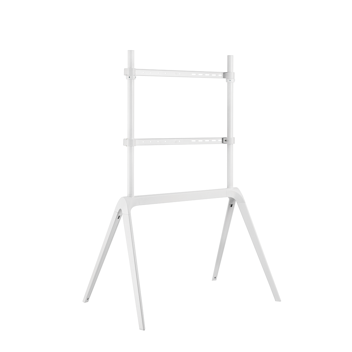 SH-1446FS steel studio TV floor stand, front angle view
