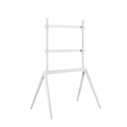SH-1446FS steel studio TV floor stand, front angle view