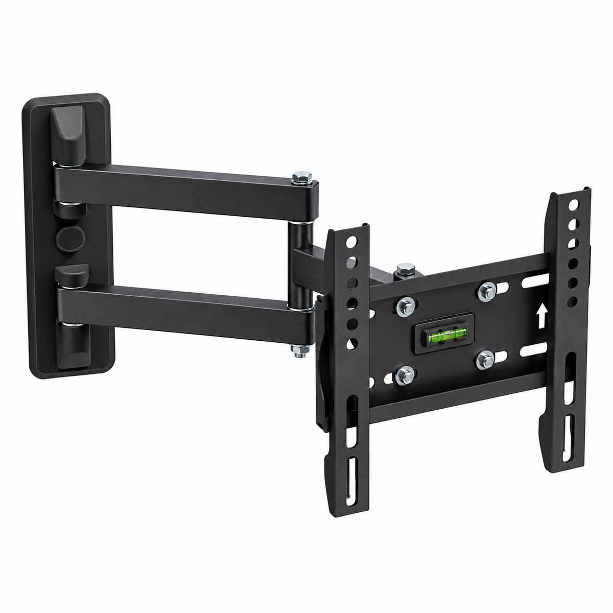 SH-34P super economy full-motion TV wall mount, extended angle view