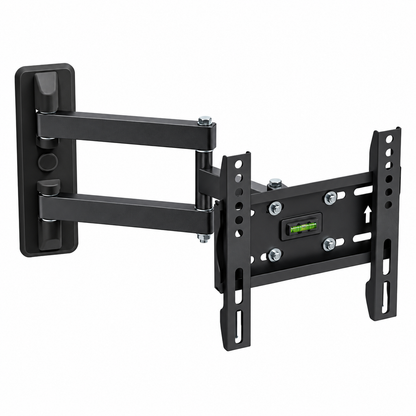 SH-34P super economy full-motion TV wall mount, extended angle view