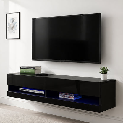 SH-41F fixed LCD LED curved TV wall mount with display installed