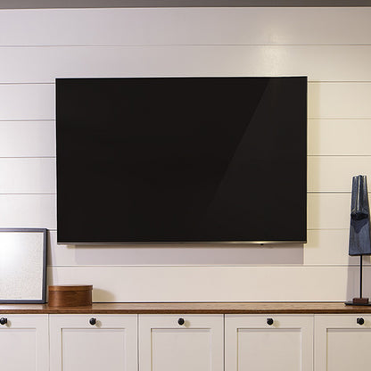 SH-64F economy fixed TV wall mount with display installed