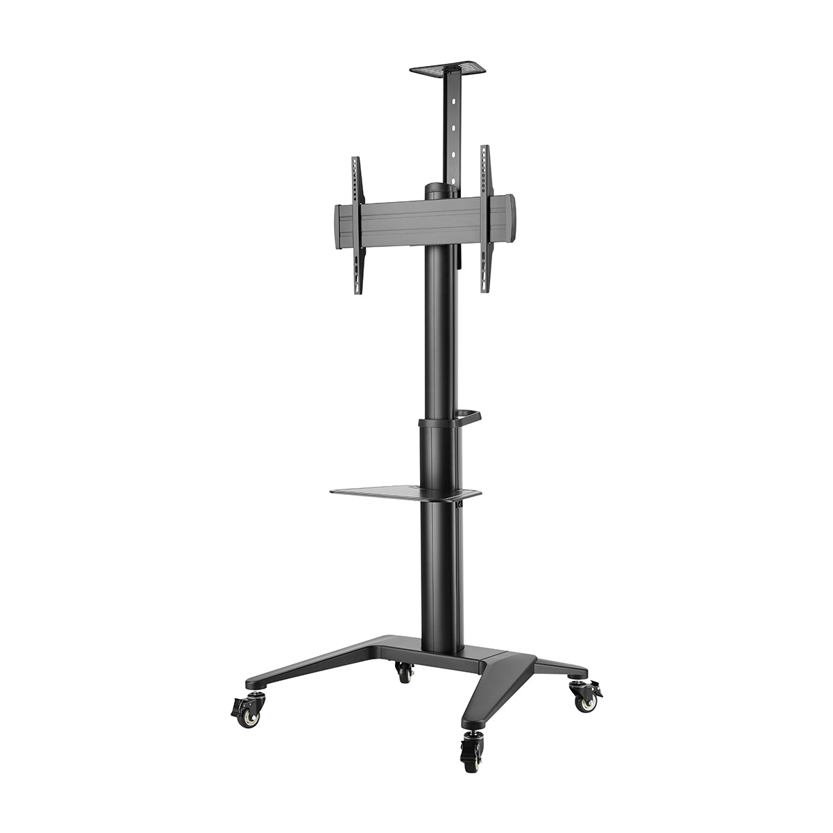 SH-V46TW ultra-modern aluminum TV cart, front view