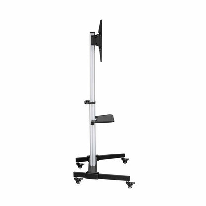 SH-4486FS aluminum TV cart, side profile view