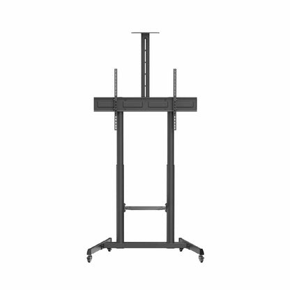 SH-666TB telescopic steel TV cart, front view