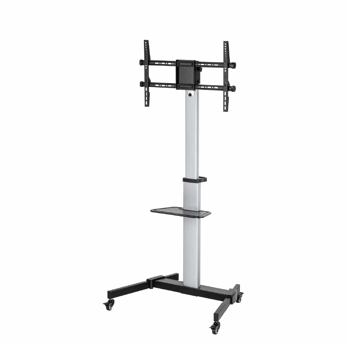 SH-4486FS aluminum TV cart, front view