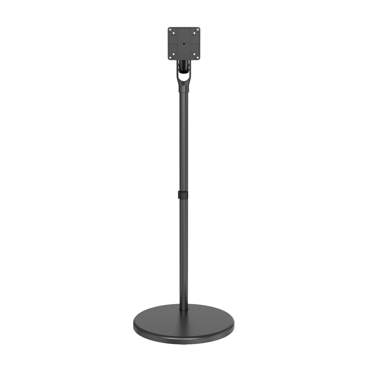 SH38-11TB-FS mobile spring-assisted display floor stand, front view