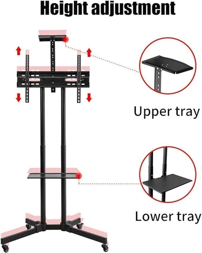 IBX-1500 mobile TV trolley base and wheels