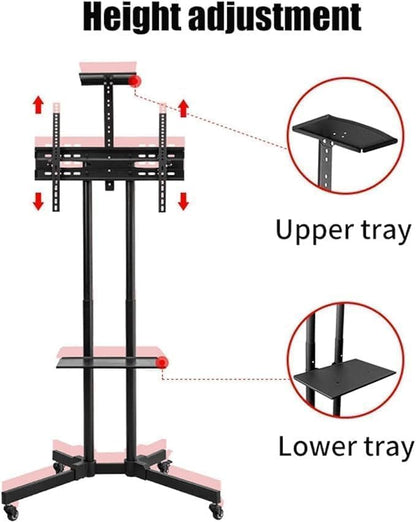 IBX-1500 mobile TV trolley base and wheels