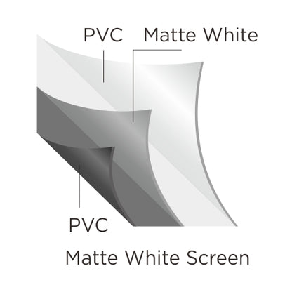 VSYS PEGA 120 matte white screen material