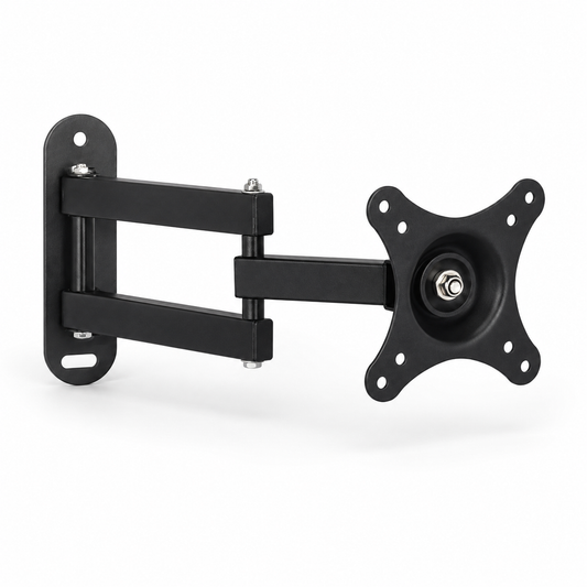 Low Cost Full-Motion TV Wall Mount for 10-32 Inch TVs (SH-1010P), front angle view