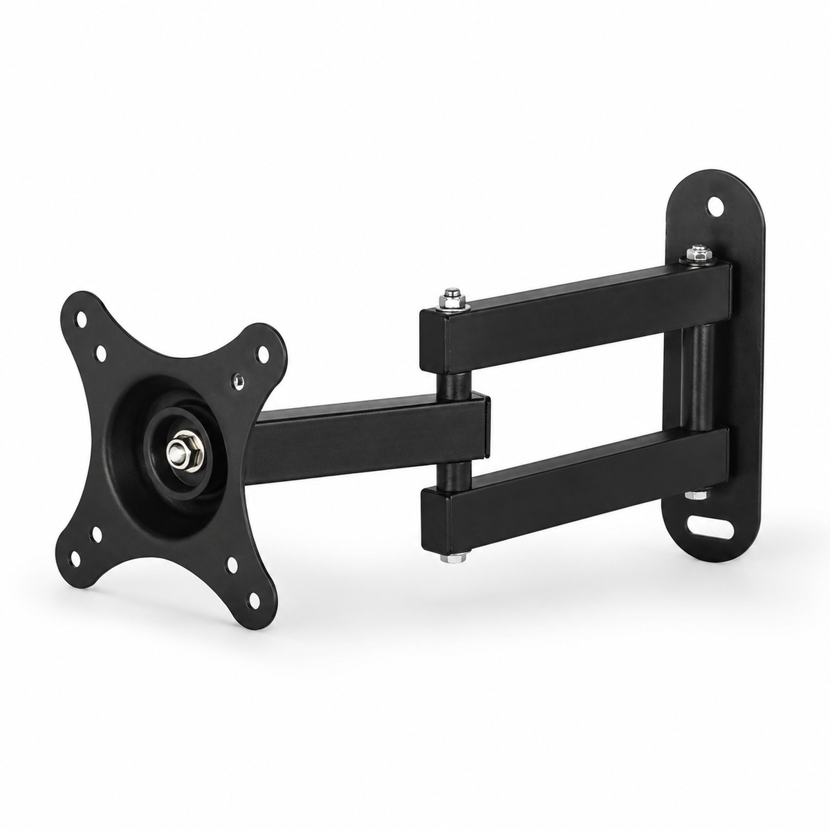 SH-1010P full-motion TV wall mount, side angle showing arm extension