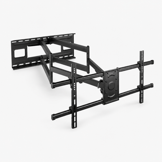 Heavy-Duty Full-Motion TV Wall Mount for 43-90 Inch TVs (SH-1016P), angled view of long-arm mechanism