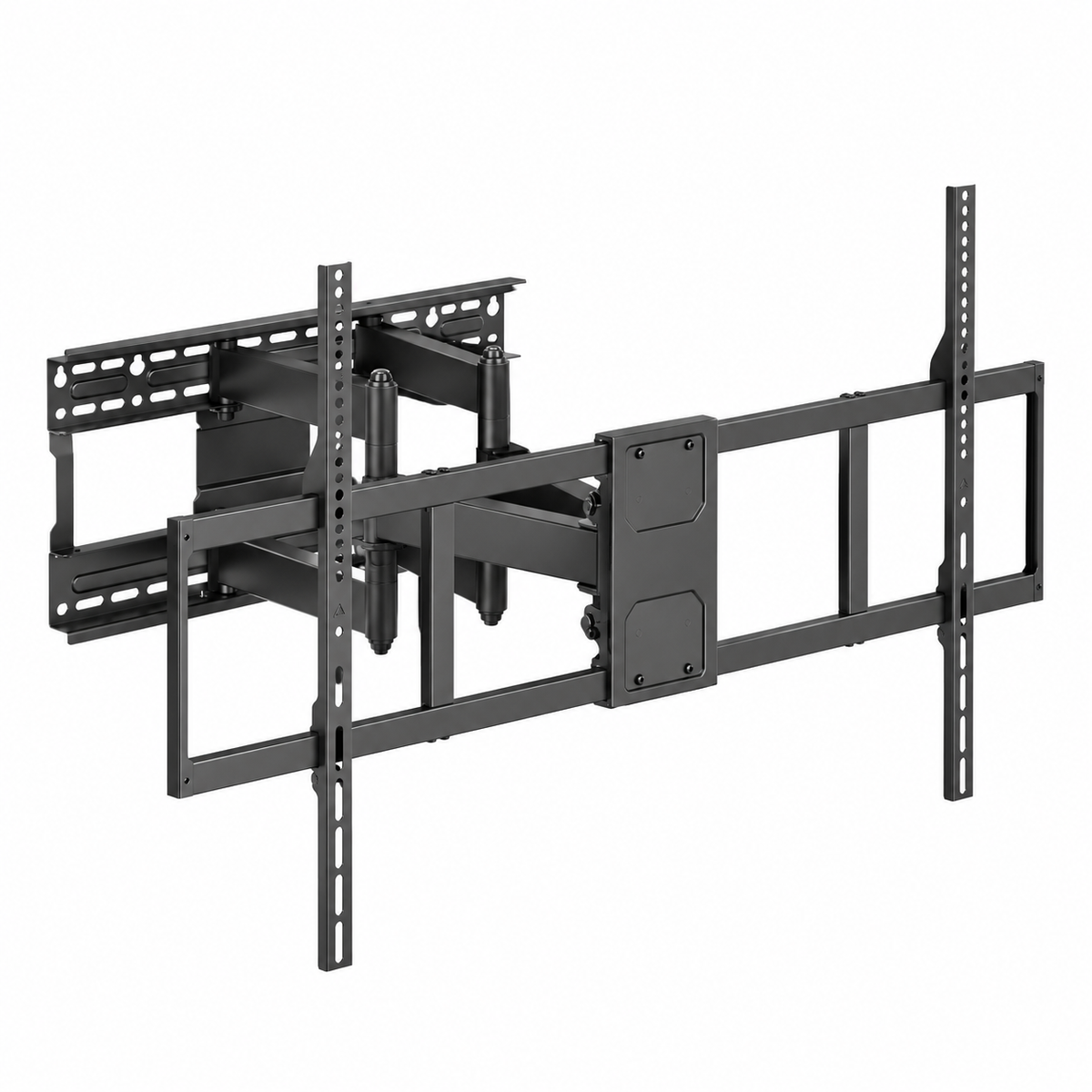 Heavy-Duty Full-Motion TV Wall Mount for 60-140 Inch TVs (SH-126P), angled view of dual-arm mechanism