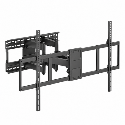 Heavy-Duty Full-Motion TV Wall Mount for 60-140 Inch TVs (SH-126P), angled view of dual-arm mechanism