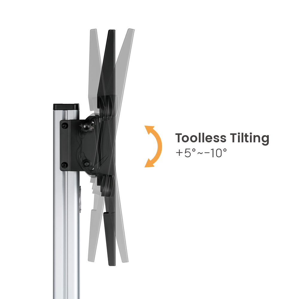 VSYS VFS44-46TW toolless tilt feature
