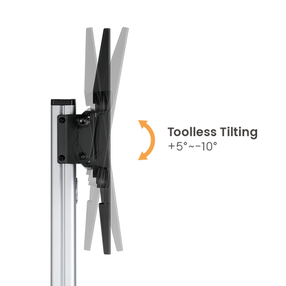 VSYS VFS44-46TW toolless tilt feature