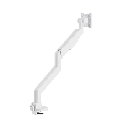 VSYS VMAD-C012WG monitor arm side profile in white