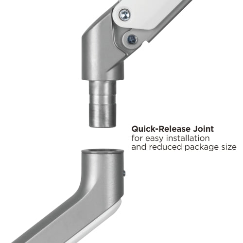 VSYS VMAE-C012WS monitor arm quick-release joint detail