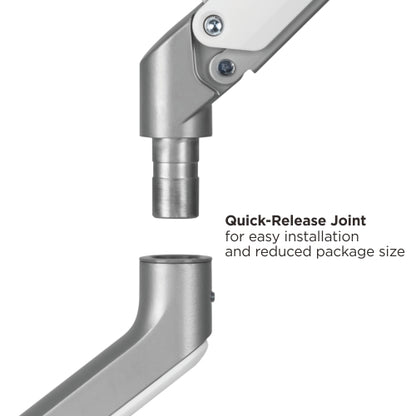 VSYS VMAE-C012WS monitor arm quick-release joint detail