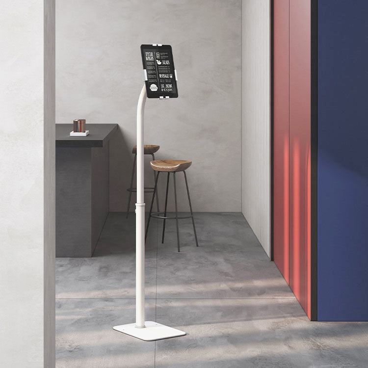 VSYS VPAD33-01 tablet stand in use as a restaurant menu kiosk