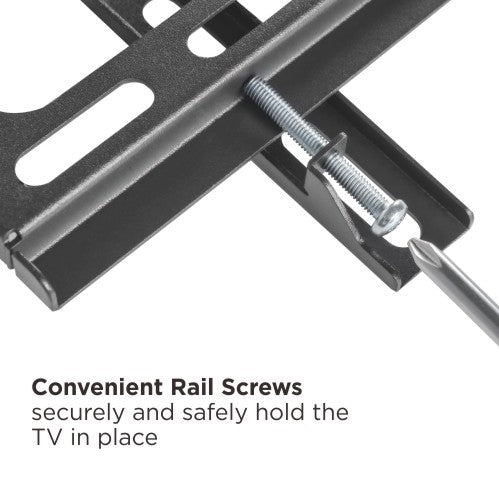 VSYS VS01E-46F wall mount rail plate and screw hardware detail