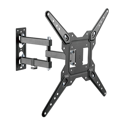 VSYS VS02E-443 full-motion TV wall mount, front view