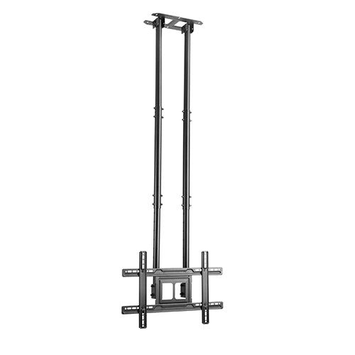 VSYS VCM-CE1046D-02 double-pole ceiling TV mount, front view