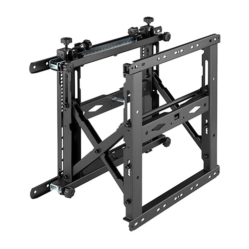 VSYS VSVW13-46T push-pull video wall mount, angled view