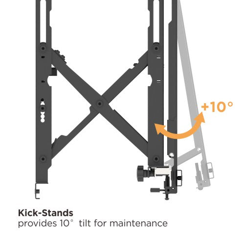 VSYS VSVW13-46T kick-stand tilt mechanism for maintenance access