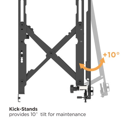 VSYS VSVW13-46T kick-stand tilt mechanism for maintenance access
