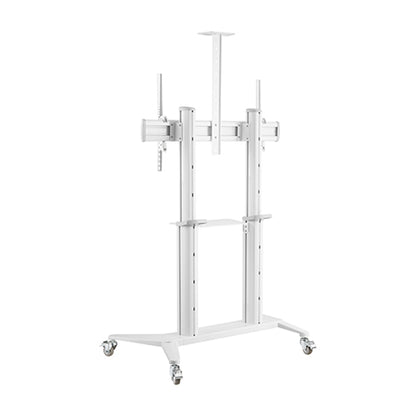 VSYS VTLX12-610TW cart, white colorway, alternate angle