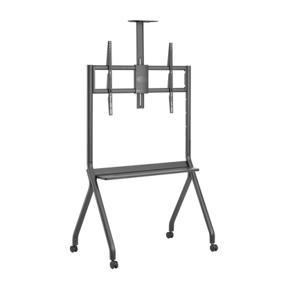 VSYS VTLX16-69FW TV cart stand, front angled view