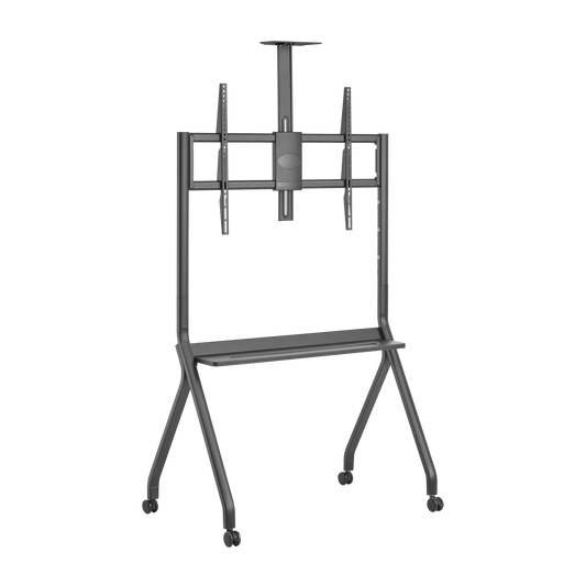 VSYS VTLX16-69FW TV cart stand, front angled view